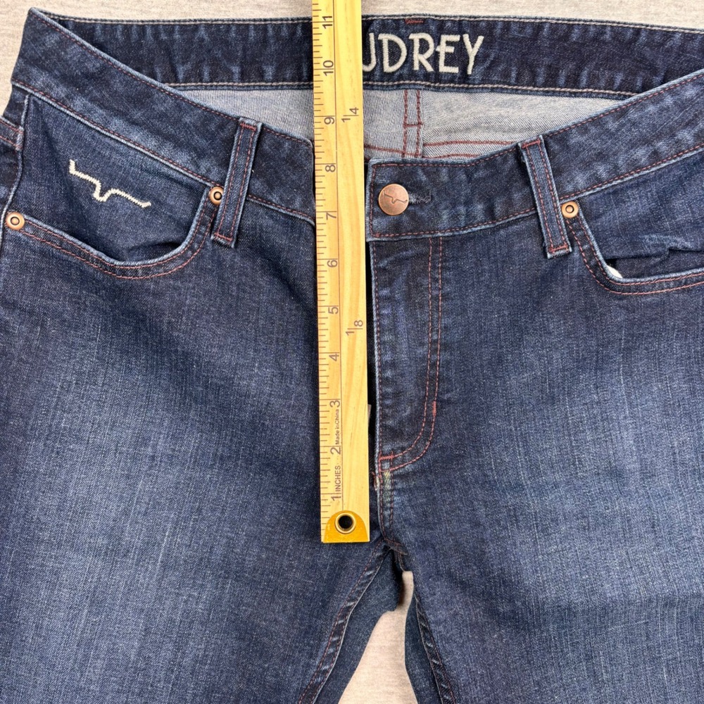 Kimes Ranch Audrey Womens Bootcut Jeans Dark Wash Blue Denim Size 12/34 USA Made - Picture 10 of 11
